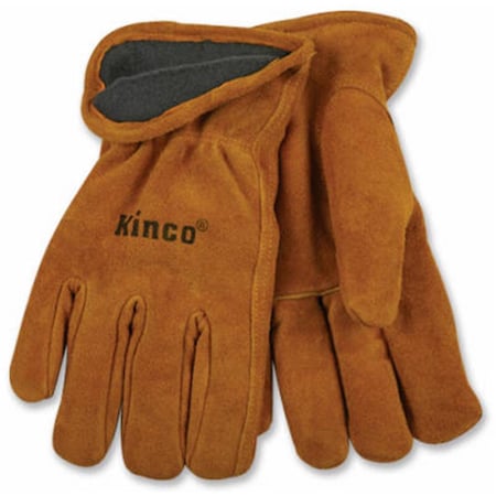Kinco 50RL XL Men Lined Full Suede Cowhide Leather Glove - Extra Large KI573776